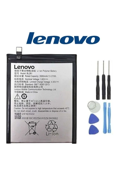 AXYA Lenovo Vibe K5 Note Pil Batarya Bl261 ve Tamir Seti