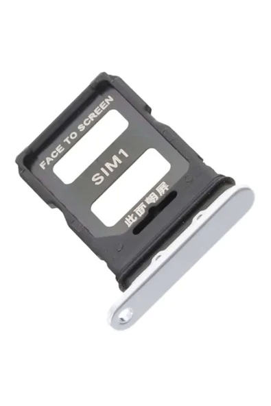 AXYA Xiaomi Mi 13 Sim Kart Tepsisi Sim Tray - Gümüş Gri - 3