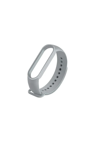 AXYA Xiaomi mi Band 3 Ve Mi Band 4Uyumlu Silikon Kordon Koyu Gri
