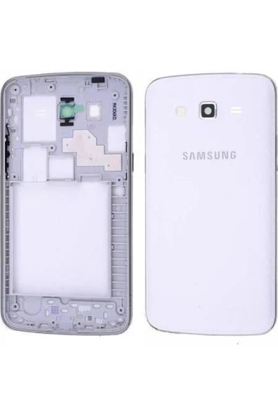 AXYA Samsung Galaxy Grand 2 SM-G7102 Kasa Kapak Beyaz - Resim 2