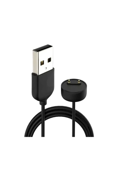 AXYA Mi Band 5 Uyumlu Şarj Usb Aleti Cihazı Siyah
