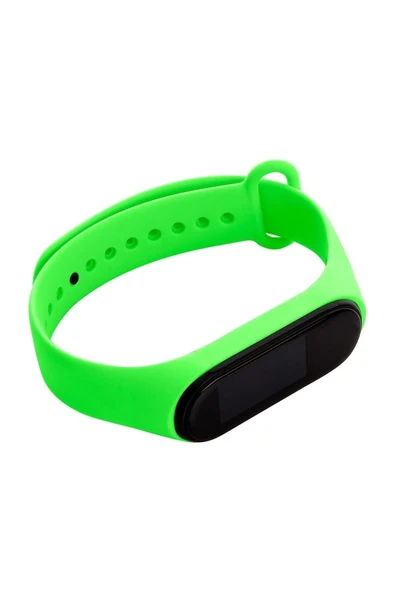 AXYA Xiaomi mi Band 3 Ve Mi Band 4 Silikon Kordon Fıstık Yeşili - 3