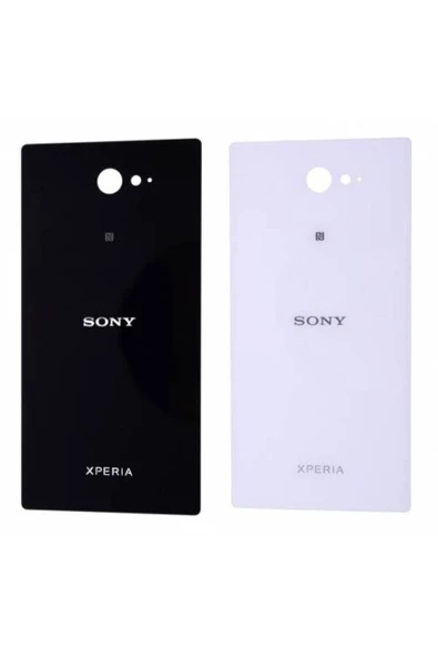 AXYA Sony Xperia M2 Arka Kapak Pil Kapağı Siyah ürün görseli