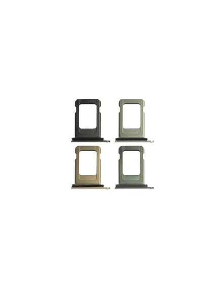 AXYA iPhone 11 Pro Max Sim Kart Tepsisi Gold - 3