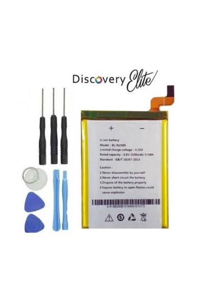 AXYA GENERAL MOBİLE DİSCOVERY E7 ELİTE PİL BATARYA BL-N2500 ve TAMİR SETİ ürün görseli 1