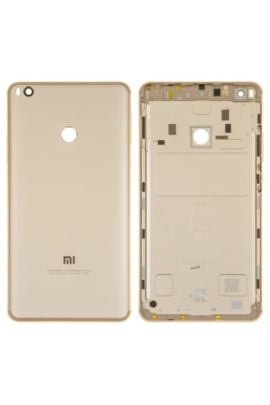 AXYA Mi Max Arka Kapak Servis Gümüş Gri