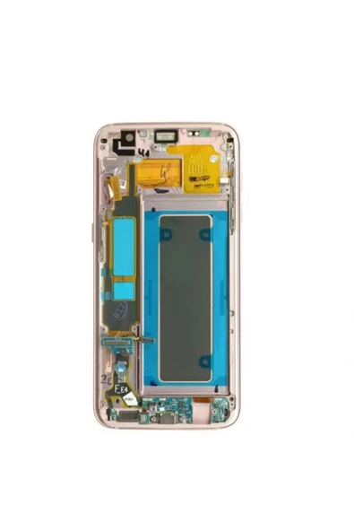 AXYA Samsung Galaxy S7 Edge (G935) Ekran Çıtası Füme - Resim 2