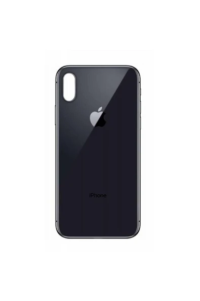 AXYA iPhone X Arka Cam Kapak Siyah ürün görseli