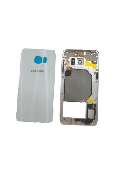 AXYA Samsung Galaxy S6 Edge Kasa Kapak Mavi - Resim 2