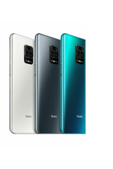 AXYA Xiaomi Redmi Note 9 Pro / Note 9S Arka Pil Batarya Kapak Cam Beyaz