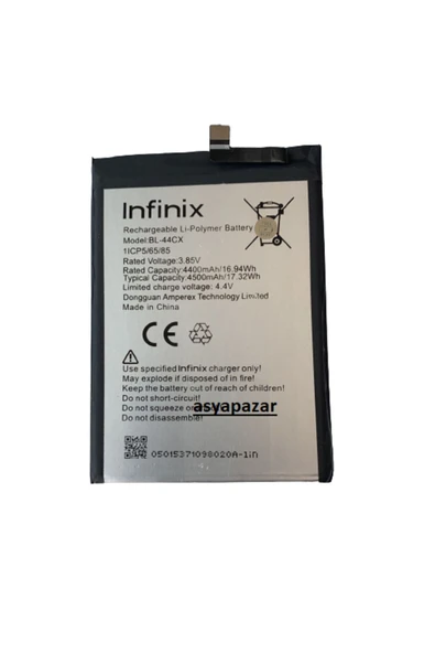 AXYA Infinix Zore 8 Pil Batarya BL-44CX