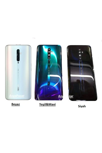 AXYA Oppo Reno 2z Arka Kapak-Pil Batarya Kapağı Yeşil ürün görseli