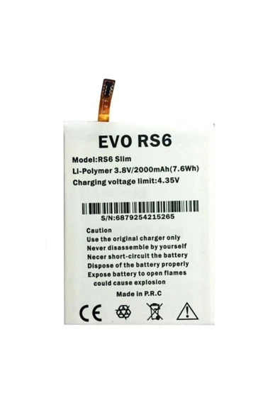 AXYA Evo Rs6/Evobt Rs6 Slim Pil Batarya ve Tamir Seti - 2