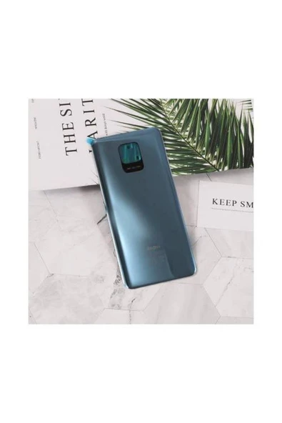 AXYA Xiaomi Redmi Note 9 Pro / Note 9S Arka Pil Batarya Kapak Cam Mavi - 2