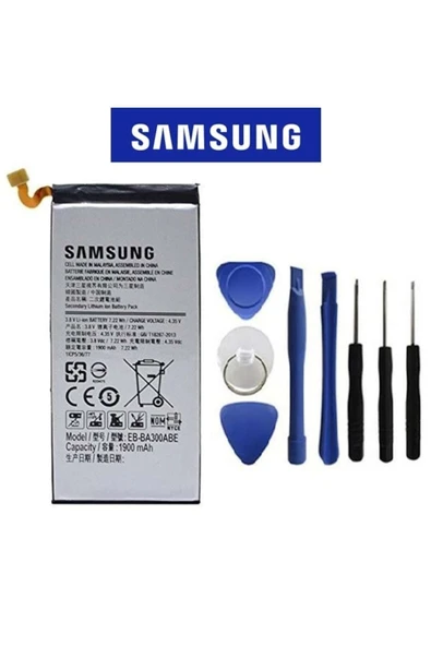 AXYA Samsung A3 A300 Pil Batarya Eb-Ba300Abe ve Tamir Seti