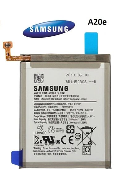 AXYA Samsung Galaxy A20e-a10-a20 Eb-ba202abu Batarya Pil Servis