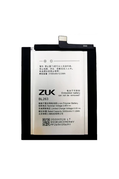 AXYA Vibe Z2 Pro Bl263 Uyumlu Batarya Pil