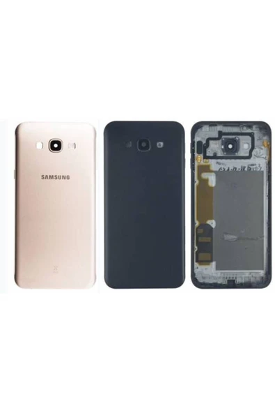 AXYA Samsung A8 2015 A800 Kasa Kapak Siyah - Resim 2