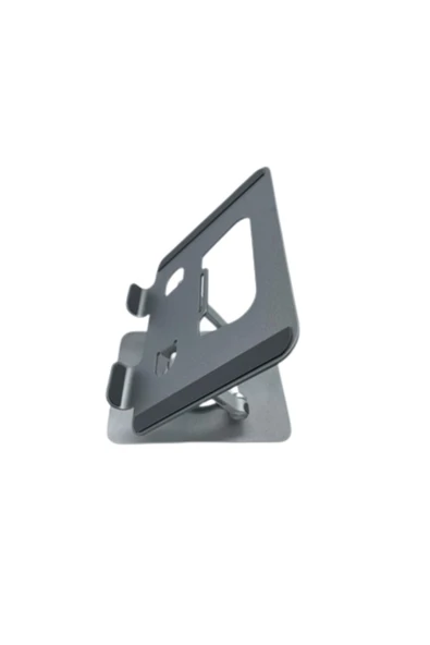 AXYA Tablet Standı 360 Derece Metal Çok Fonsiyonlu Gümüş