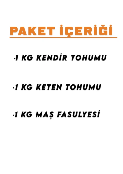 İpek Değirmen 3 kg Fit Yaşam Keten Tohumu Maş Fasulyesi Kendir Paketi - 2