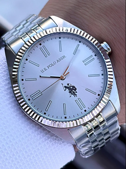 U.S.Polo Assn Çelik Kasa Ve Kordon 2 Yıl Garantili 3 Atm Suya Dayanıklı Erkek Kol Saati FS1096.01 ürün görseli