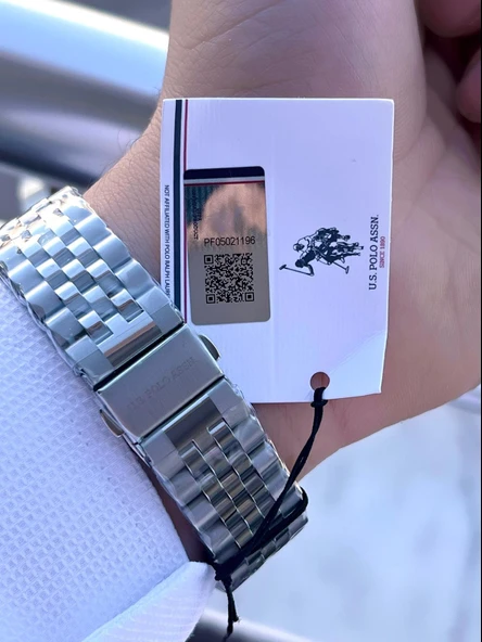 U.S.Polo Assn Çelik Kasa Ve Kordon 2 Yıl Garantili 3 Atm Suya Dayanıklı Erkek Kol Saati FS1096.02 - Resim 5