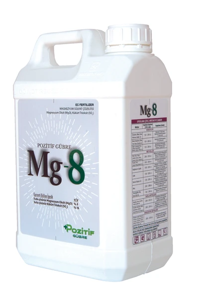 Mg-8 Magnezyumlu Magnezyum Eksikliğinde Sıvı Gübre 5 Litre