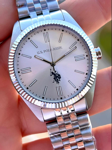 U.S.Polo Assn Çelik Kasa Ve Kordon 2 Yıl Garantili 3 Atm Suya Dayanıklı Erkek Kol Saati FS1096.01 - Resim 3