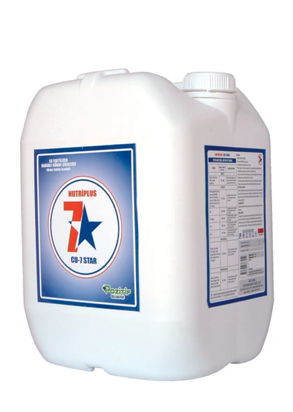 Nutrıplus Cu 7-star Gübre Bakırlı Gübre Çözeltisi Kök Ve Mantari Hastalıklara Karşı Koruma 20 Litre