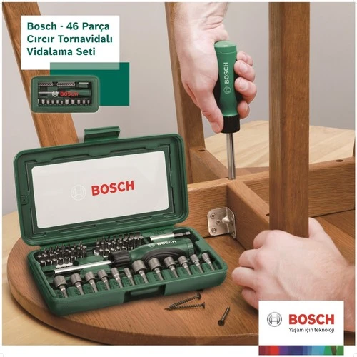 Bosch X-Line 15 Parça Matkap Ucu Seti + 46 Parça Tornavida Vidalama Lokma Ucu Aksesuar Seti - 3