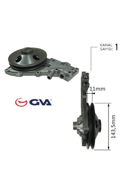Gva 5213120 Devirdaim R9-r11-r19 1400 Pa550 - 1