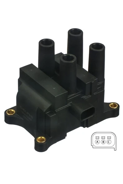 DELPHI GN10449-12B1 ATEŞLEME BOBİNİ FORD C MAX. FİESTA. FOCUS. MO ürün görseli 1