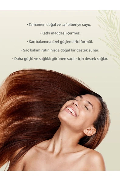 Optiderm Biberiye Suyu Güçlendirici Dökülme Karşıtı Saç Uzatıcı Saç Toniği %100 Doğal ve Saf 150 ml 8684252137381 - 4