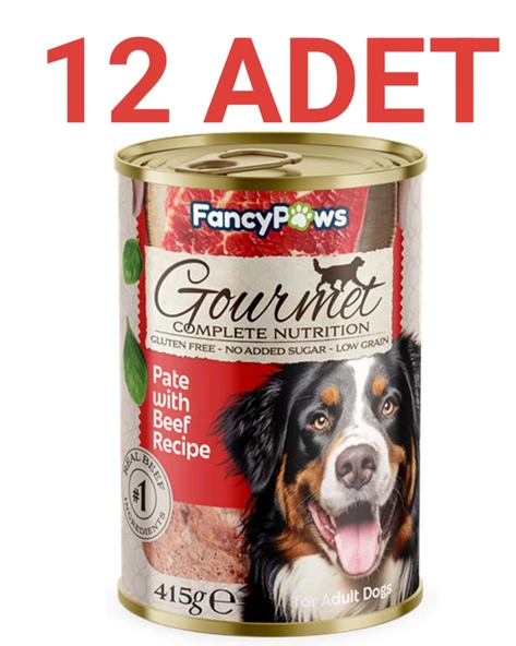 Fancy Paws Kuzu Etli Yetişkin Köpek Konserve Maması x 12 Adet ürün görseli