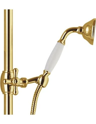 İtalyan Webert Karenina Banyo Bataryası Altın Swarovsky Taşli Duş Kolonu Ve El Duşu Seti̇ - 3