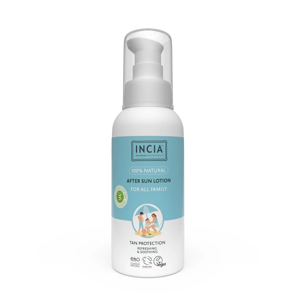 INCIA 100% Natural After Sun Losyon Güneş Sonrası Organik Aloe Vera Nemlendirici Rahatlatıcı 100 ml - 8