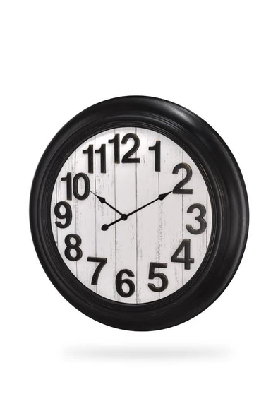 Efe Mark Premium Serisi Modern Tasarım 75 Santimetre Ev ve Ofis Duvar Saati Latin Rakamlı Siyah ürün görseli