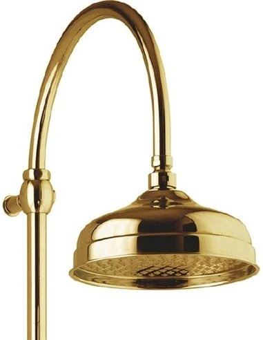 İtalyan Webert Karenina Banyo Bataryası Altın Swarovsky Taşli Duş Kolonu Ve El Duşu Seti̇ - 2
