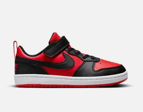 Nike Court Borough Low Recraft (Ps) Çocuk Kırmızı Sneaker Ayakkabı DV5457600 M-160