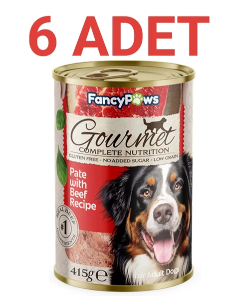 Fancy Paws Kuzu Etli Yetişkin Köpek Konserve Maması x 6 Adet - Resim 3