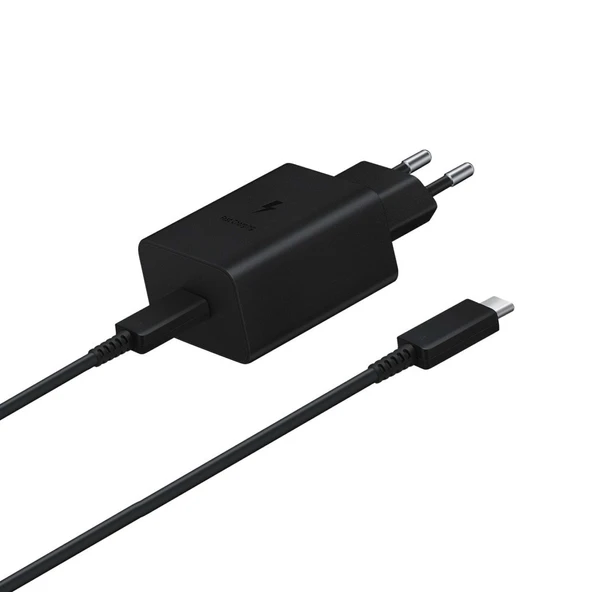 OUTLET Samsung EP-T1510 PD 15W Şarj & 3A 1m Type-C to Type-C Kablo Siyah EP-T1510XBEGWW (Samsung Türkiye Garantili) OUTLET ürün görseli 1