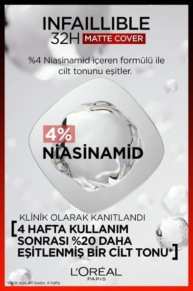LOréal Paris Infaillible 24H Matte Cover Yüksek Kapatıcı Fondöten - 155 Natural Rose - 4