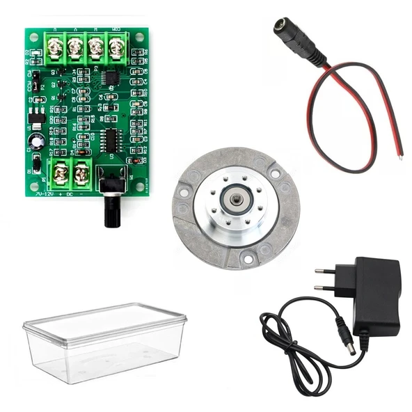 Kutulu Hard Disk Sürücü Motoru HDD BLDC Fırçasız Motor Hız Kontrolü Öğrenci Deney Seti ürün görseli
