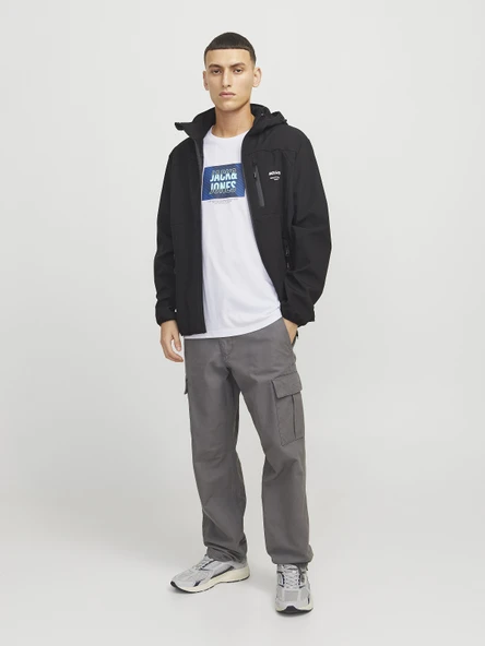 JACK JONES Yazı Baskılı Erkek Tişört 12268477 - 3