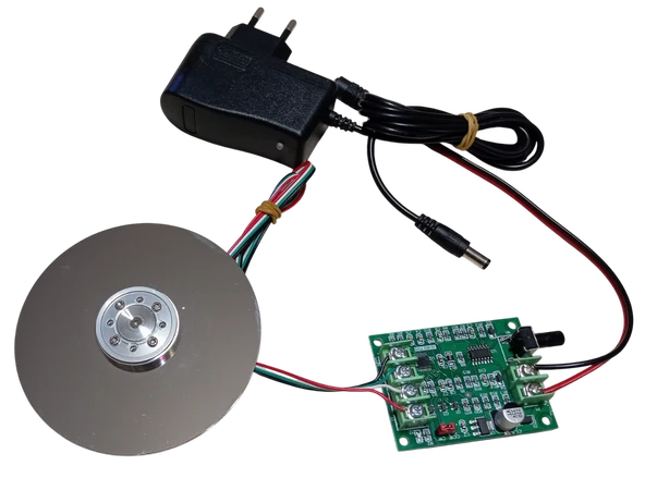 Kutulu Hard Disk Sürücü Motoru HDD BLDC Fırçasız Motor Hız Kontrolü Öğrenci Deney Seti - Resim 5