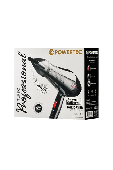 Powertec Turbo Profesyonel 2500 W Fön Makinesi TR-701 - 4