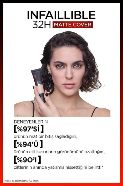 LOréal Paris Infaillible 24H Matte Cover Yüksek Kapatıcı Fondöten - 155 Natural Rose - 5