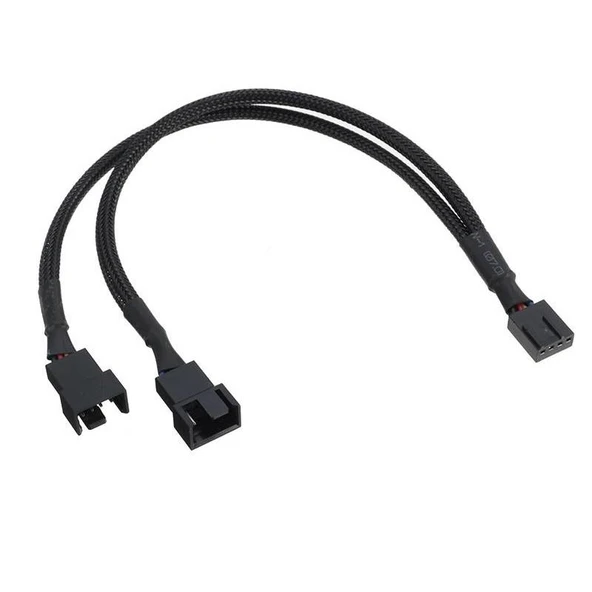 5025 Fan Çoklayıcı 2 Port Y Pwm 4 Pin Splitter Çoklayıcı Switch Kablosu ürün görseli