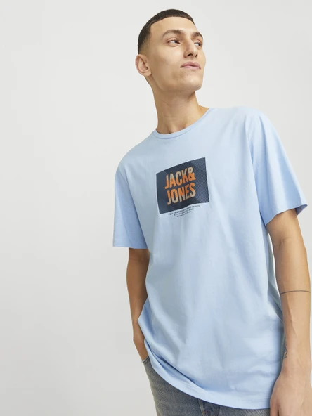 JACK JONES Yazı Baskılı Erkek Tişört 12268477 - 3