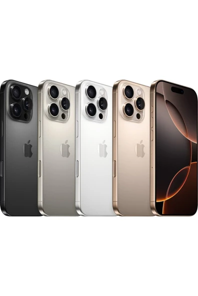 iPhone 16 Pro 128 GB Çöl Titanyum - 6